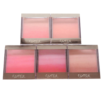 Excel 渐变腮红 方块高光单色一体膨胀少女修容自然提亮收缩