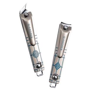 强人大号指甲刀指甲剪单个斜口指甲钳套装剪脚指甲剪刀家用便携