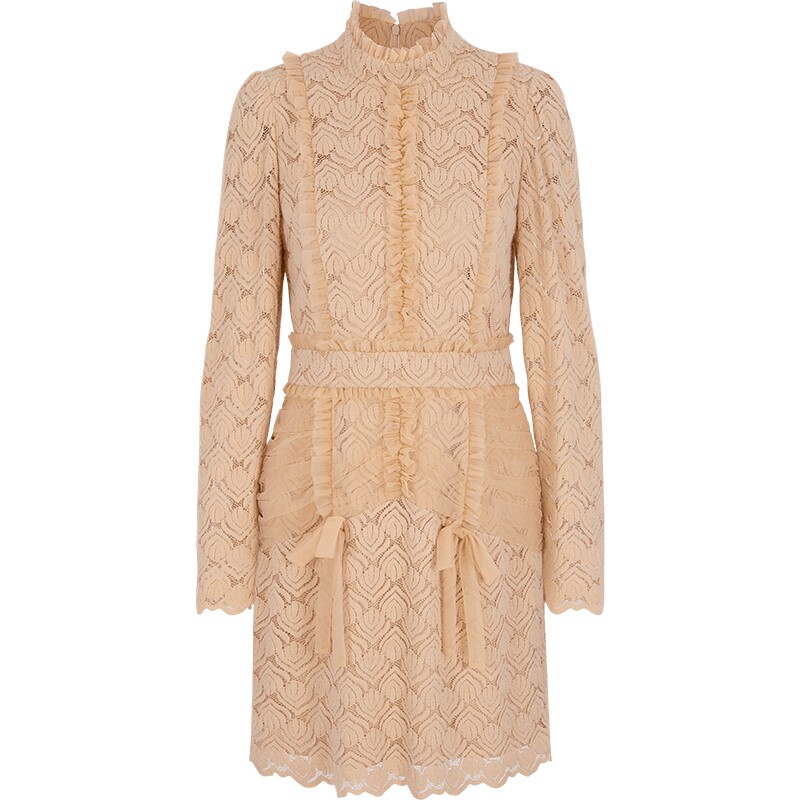 BORAAKSU蕾丝网纱连衣裙