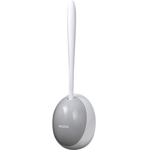 ecoco马桶刷家用挂墙式置物架创意卫生间硅胶洗蹲坑厕所刷子套装