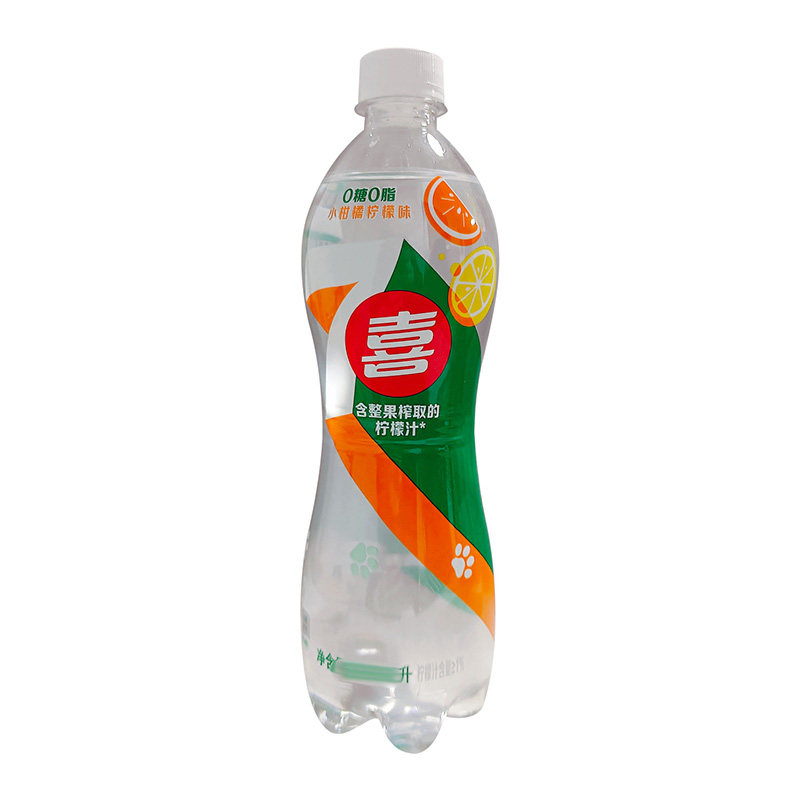 七喜小柑橘柠檬味0糖0脂汽水饮料