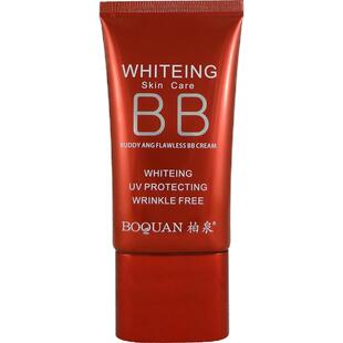 柏泉红润无暇BB霜遮瑕亮肤隔离防护均匀肤色隐形毛孔保湿裸妆滋润