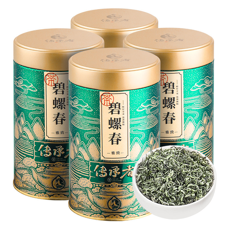 【传承者】碧螺春茶叶绿茶2026新茶特级正宗礼盒明前春茶嫩芽500g
