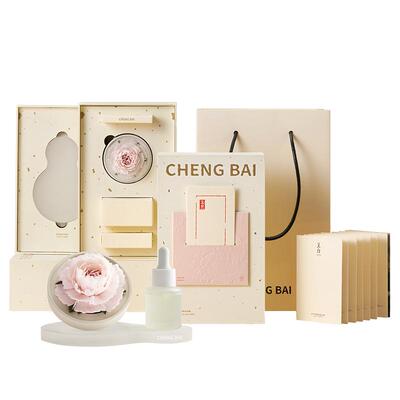 呈白十二花神浮光芍药香薰礼盒