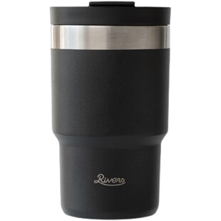日本Rivers Shade双层不锈钢咖啡杯 保温保冷简约随行水杯300ml