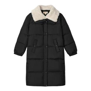 【2件折上折】MICHAEL KORS MK 女士冬季翻毛领绗缝中长款羽绒服