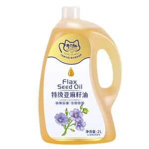 开门红亚麻籽油物理冷榨