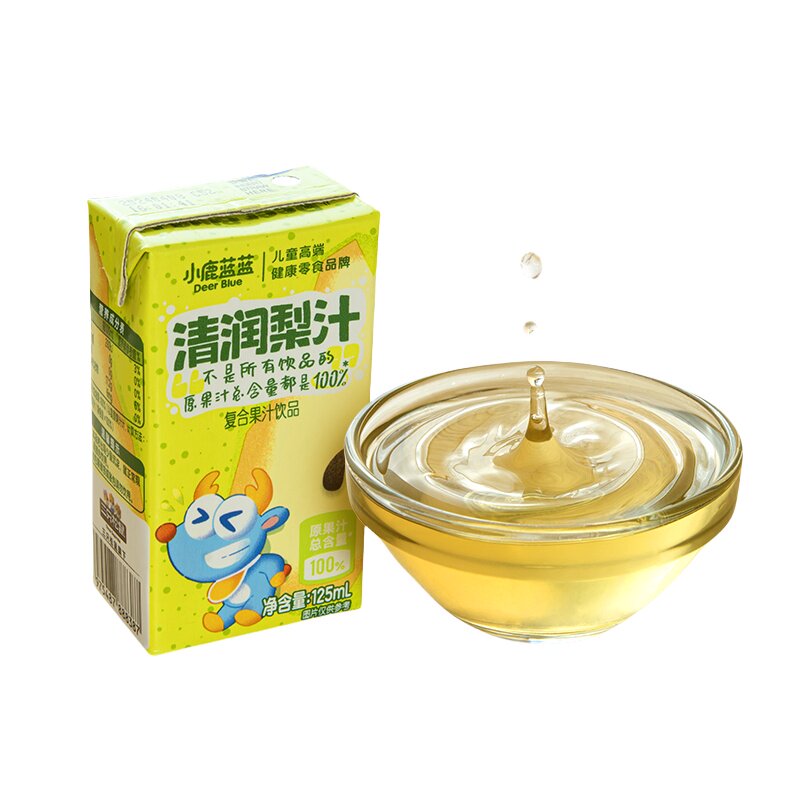 小鹿蓝蓝清润梨汁清润儿童饮品