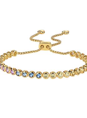 Onchic彩虹网球手链优雅镶石手链