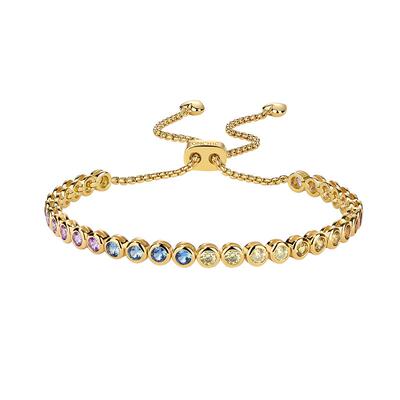 Onchic彩虹网球手链优雅镶石手链