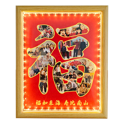 照片拼福寿丨60大寿长辈生日礼物