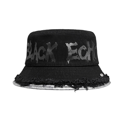 【刘耀文同款】BLACKHEAD/黑头深海回响LOGO拉毛双层渔夫帽防晒