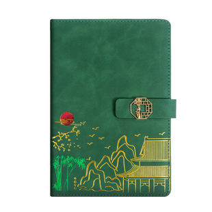 a5笔记本子2025高颜值国潮古风加厚商务记事本伴手礼礼品学生奖品纪念品工作会议办公本礼盒套装封面定制logo