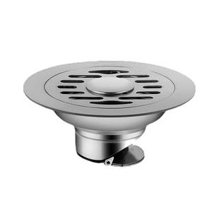 老式圆形下水改造不锈钢防臭防虫地漏洗衣机浴室两用防溢水排水口