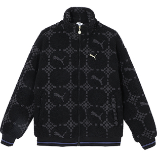 Puma/彪马正品当季新款男士仿羊羔绒运动保暖外套631421-01