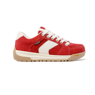 多嘴驴Donkey红色面包鞋女秋冬厚底板鞋好看百搭运动鞋休闲鞋子男