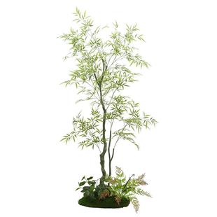 仿真竹子造景室内围栏装饰塑料假树仿生植物盆栽客厅落地花假绿植