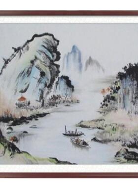 国画山水装饰画纯手绘
