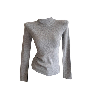 圆领针织打底衫女内搭