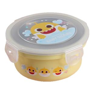 韩国pinkfong碰碰狐鲨鱼宝宝儿童卡通不锈钢保温家用饭盒儿童餐具