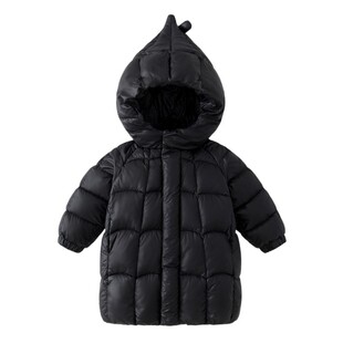 儿童冬季加厚款羽绒服中外套宝宝一件过冬90白鸭绒衣服羽绒服外套