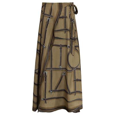 COCOBELLA重磅缎面围裹式半身裙