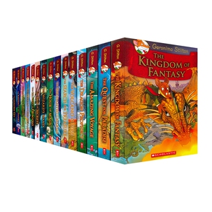 【有好价 老鼠记者梦幻王国】学乐老鼠记者第二季梦幻王国1-15册平装Geronimo Stilton The Kingdom of Fantasy英文原版桥梁章节书