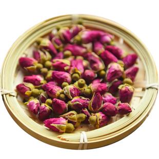 玫瑰花茶500g平阴重瓣红玫瑰食用无硫干花蕾另售特级金边玫瑰花冠