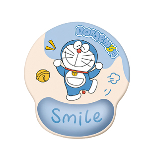 哆啦A梦护手腕鼠标垫女生高颜值办公室电脑桌垫键盘手托护腕垫子