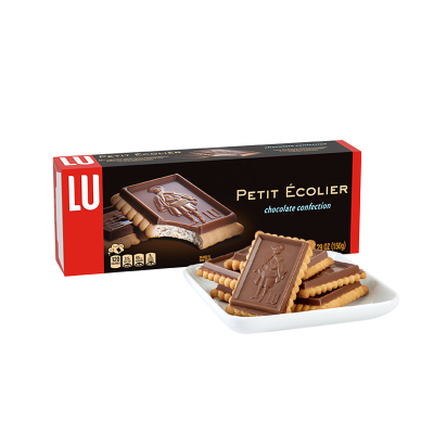 法国LU露怡牛奶巧克力饼干150g
