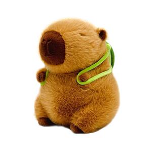 卡皮巴拉公仔水豚鼠毛绒玩具抱枕鼻涕熊娃娃挂件女生玩偶生日礼物