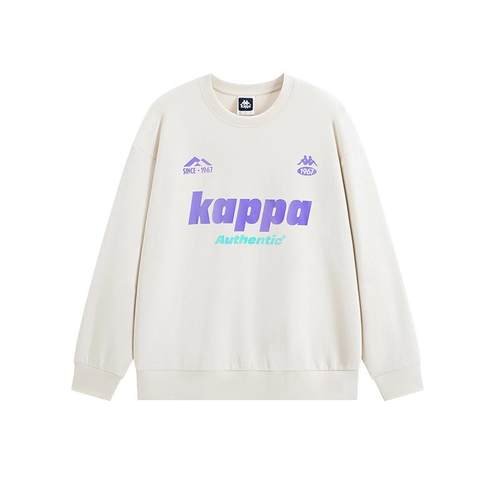Kappa卡帕男装女装2025秋季新款美式圆领套头针织卫衣K0FY2WT31D