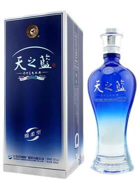 洋河天之蓝浓香型白酒52度480ml