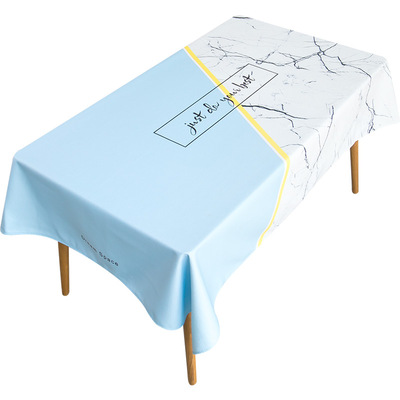 北欧风防水防烫防油家用餐桌布