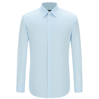 雅戈尔尖领长袖商务绅士衬衫