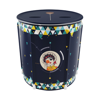 泡澡桶大人浴桶洗澡桶加厚家用全身成人沐浴桶可坐可折叠泡澡桶