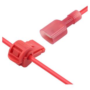 T型免破线快速接线端子筒灯接线神器电线免断线分线器线夹快接头