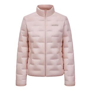 波司登25秋季新女短款轻暖700+蓬鹅绒羽绒服立领轻薄外套户外