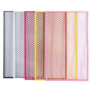 定制吊顶铁丝网菱形网格方格网隔断墙镂空金属网格铁艺网格吊顶架