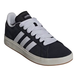 乐积运动 Adidas Grand Court Base 00S 黑白低帮休闲板鞋 IH6184