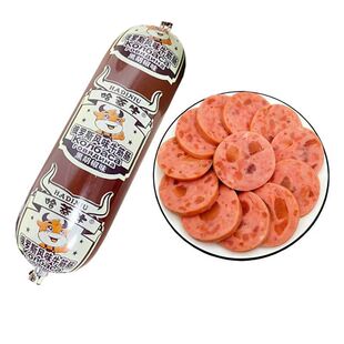 哈蒂牛俄罗斯风味牛筋肠180g大根即食牛蒂筋肉肠火腿肠旗舰店批发