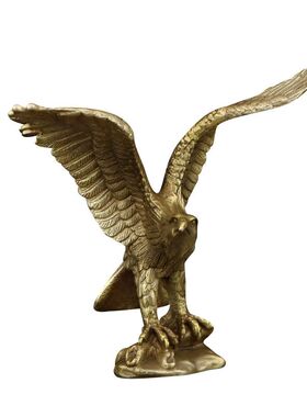 铜老鹰摆件雄鹰大鹏展翅大展宏图