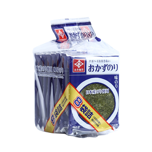 日本永井海苔即食低盐紫菜寿司不夹心大片营养海苔儿童烤紫菜零食