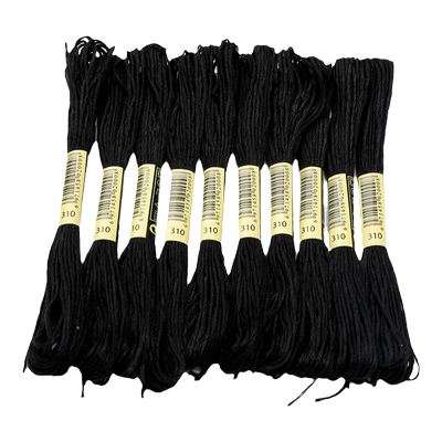 十字绣黑线配线补线310号黑色线