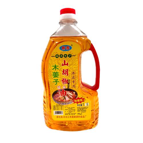 灵佳源1.8L山胡椒油木姜子油商用山苍子油湖南新化饭店大瓶木姜油