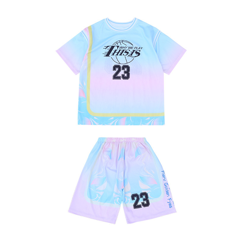 儿童2026篮球服套装夏季小学生训练服女童运动球衣两件套童装衣服
