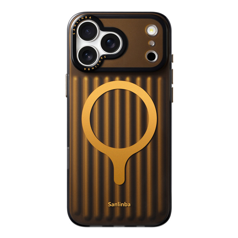 【高级奢华行李箱】Sanlinba适用苹果iPhone17ProMax磁吸手机壳AI相机按键全包16Pro新款MagSafe防摔保护套