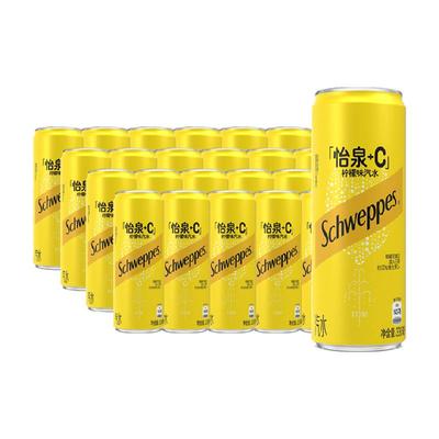 怡泉+C柠檬味汽水330ml×24罐