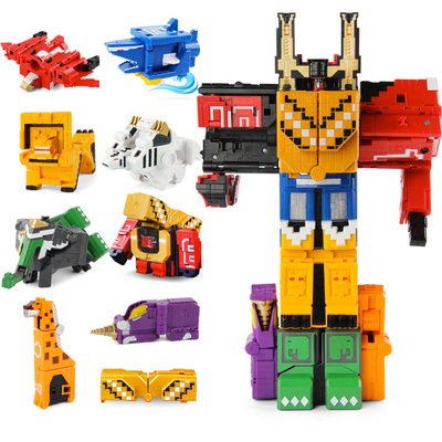 蒙巴迪百兽创战纪数字3-8机甲