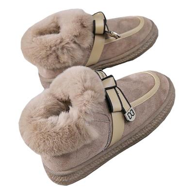 【韩国爆款】真毛一脚蹬豆豆鞋女